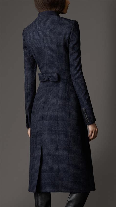 burberry bow detail wolle coat|burberry wool coats for women.